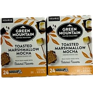 Green Mountain Coffee Roasters Toasted Marshmallow Mocha K-Cup x2 48 Total Pods